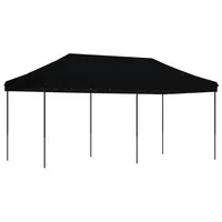 VidaXL Partyzelt Faltbar Pop-Up Schwarz 580x292x315 cm