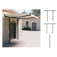 VidaXL Stützen für Markisen Anthrazit 300x245 cm Eisen