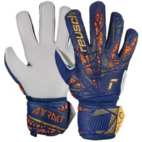 Reusch Attrakt Solid Torwarthandschuhe - Premium Blue / Gold