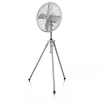 Brandson Standventilator 45 cm mit 3 Geschwindigkeiten, Ventilator mit