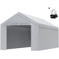 Vevor Carport Garagezelt 3 x 6 m weiß mit