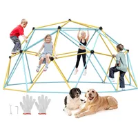 Vevor Kletterkuppel, 3,66 m geometrisches Kuppel-Kletterspielzentrum für Kinder von