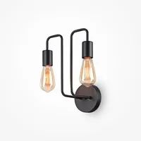 Maytoni Wandleuchte Loft, Schwarz Metall länglich,länglich, 17x30.5x25 cm, Ce