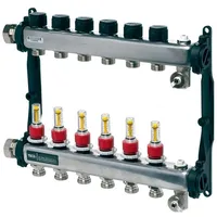TECE TECEfloor Edelstahl-Heizkreisverteiler, mit Durchflussanzeige 77310004,