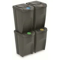 Prosperplast Sortibox von grauem Kunststoff