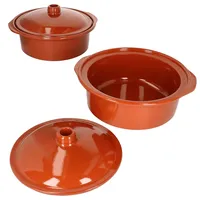 Mambocat 4tlg. Tontopf Set - 2x Tontopf Cocotte 4,5L