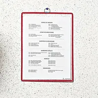 Tarifold Hängetafeln 4 A mit Öse Hochformat VE5 ST.