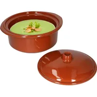 Mambocat Ton-Topf + Deckel 1,6L Mediterran Cocotte Kochtopf Schmortopf