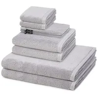 VOSSEN Vegan Life Handtuchset 8-tlg. grau