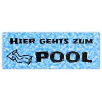 Speecheese Hier geht’s zum Pool mit Pfeil nach links