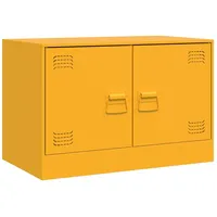 VidaXL TV-Schrank Senfgelb 67x39x44 cm Stahl