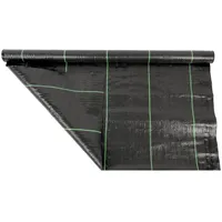 Floraworld Unkrautabwehrgewebe 1x10m 100 g schwarz Floraworld