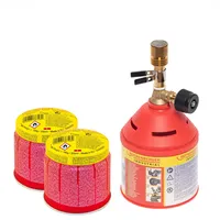 Rothenberger Industrial Bunsenbrenner inkl. 2x C200 Kartusche 330ml mit