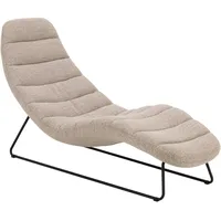 Actona Carryhome RELAXLIEGE, Beige, Textil, 1-Sitzer, 63x86x156 cm, Rücken