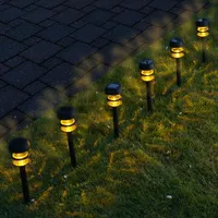 MARELIDA LED Solar Wegleuchten Erdspieß Lichtsensor 6er Set