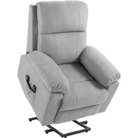 Homcom Sessel mit Aufstehhilfe Elektrisch, Relaxsessel mit Liegefunktion, Massagesessel