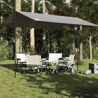 VidaXL Tarp Grau und Orange 400x294 cm Wasserdicht