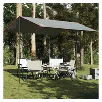 VidaXL Tarp-Zelt Tarp Grau/Orange