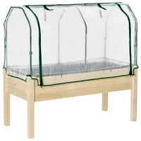 Outsunny Hochbeet 121 x 55 x 117 cm Beige