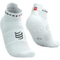 Compressport Unisex Pro Racing Socks v4.0 Run Low weiß