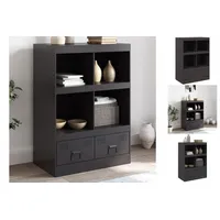 VidaXL Highboard Schwarz 67x39x95 cm Stahl