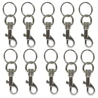 BASI Schlüssel-Karabiner 8120-9100 4026434004335 Silber 10 St.