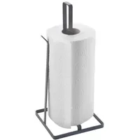 Metaltex Tokyo Lava Küchenrollenhalter aus Metall, schwarz,