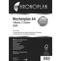 Chronoplan Kalendereinlage 2025 Wochenplan A4