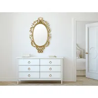 Mirrors and More Wandspiegel Trixi mit Barockrahmen Gold