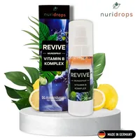 Nuridrops REVIVE Mundspray | Vitamin B Komplex | Menthol-