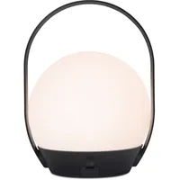 Lutec LED-Tischleuchte Cardi 1-flammig 3,3 W 200 lm Schwarz