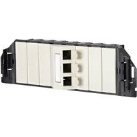 BTR Netcom METZ CONNECT Anschlussdose E-DAT 3x8(8) GB3 pws