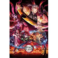 ABYstyle Close Up Demon Slayer Poster Entertainment District, 61x91,5