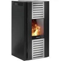 Justus Pelletofen Sirkos Aqua 2.0 Stahl schwarz 2,5 -