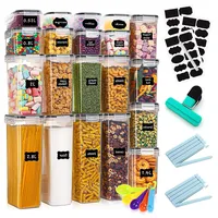 Yutuy Vorratsdosen mit Deckel,Vorratsdosen Set,Set of 20, BPA frei,mit
