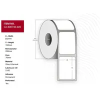 CAPTURE Capture, Etiketten, Label 102 x 152mm, Core 76mm
