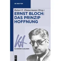 De Gruyter Ernst Bloch: Das Prinzip Hoffnung