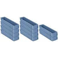 Proregal 10x Regalkasten 500 SN mit Etikett & Schutzhaube