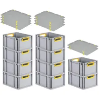 Proregal Spar Set 10x Eurobox Nextgen Color Mit Auflagedeckel