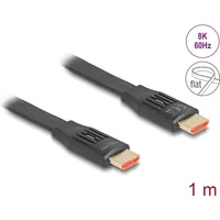 DeLock HDMI Anschlusskabel HDMI-A Stecker 1m Schwarz 81001 8K