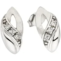 Bruno Banani Ohrstecker Schmuck silberfarben 89139589 Zirkonia