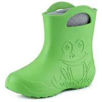 Ladeheid EVA Kinder Jungen Mädchen Gummistiefel Regenschuhe gefüttert LA-CA-03