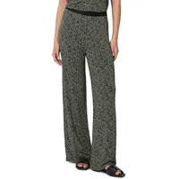Marc O'Polo Jersey Pants, Wide Leg, AOP Multi -