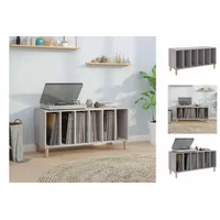 VidaXL Plattenschrank Grau Sonoma-Eiche 100x38x48 cm Holzwerkstoff
