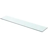 VidaXL Wandregal 80 x 15 cm Transparent