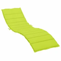 VidaXL Sonnenliegen-Auflage Hellgrün 200x50x3 cm Oxford-Gewebe