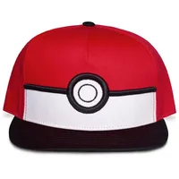 Difuzed Pokémon Snapback Cap Pokéball Kappe Mütze - Rot