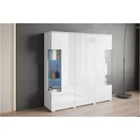 INOSIGN Highboard »Kenia«, (1 St.), Modernes Highboard, mit Glastüren,