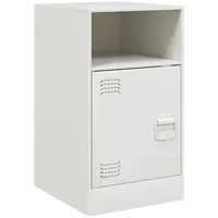 VidaXL Nachtschrank 34,5 x 39 x 62 cm Weiß