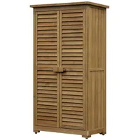 Outsunny Gartenschrank Holz Geräteschuppen
